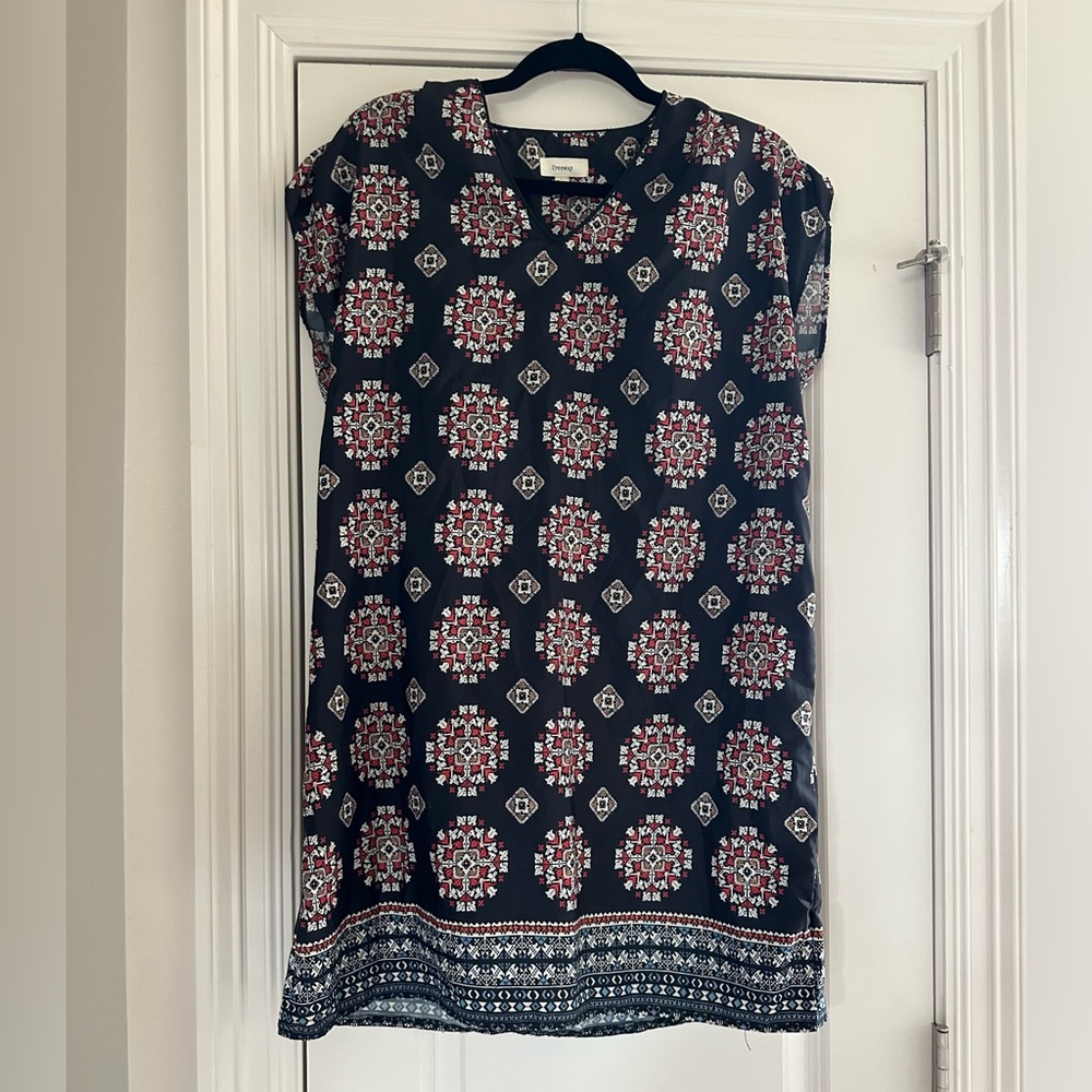 Patterned Freeway Dress